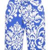 Mi Piace - Bermuda Ornament Print - Kobalt | Off White