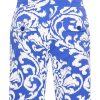 Mi Piace - Bermuda Ornament Print - Kobalt | Off White