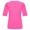 Mi Piace - T Shirt Square Neck - Fuchsia