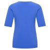 Mi Piace - T Shirt Square Neck - Kobalt