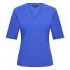 Mi Piace - T Shirt V Neck - Kobalt