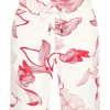 Mi Piace - Bermuda Line Flower Print - Red | Off White