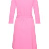 Mi Piace - Jurk 3/4 Mouw - Barbie Pink