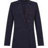 Mi Piace - Blazer Lang Knoopjes - Dark Blue