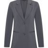 Mi Piace - Blazer Lang - Dark Grey