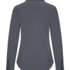 Mi Piace - Blouse Lange Mouw - Dark Grey