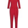 Mi Piace - Jumpsuit - Dark Red