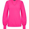 Mi Piace - Top Pofmouw - Fuchsia