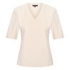 Mi Piace - T shirt V Hals Lange Mouw - Kit