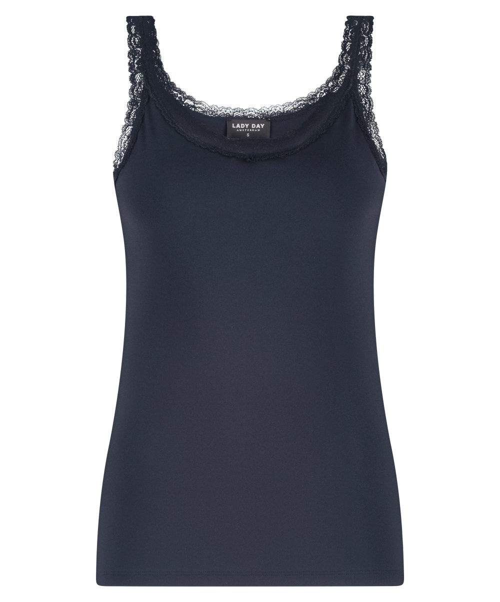 Lady Day - Top Lacy - Blue