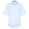Mi Piace - Blouse Wijde Mouw - Light Blue