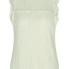 Mi Piace – Top Mouwloos Kant – Lilypad