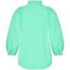 Mi Piace - Blouse Ballon Mouw - Mint Leaf