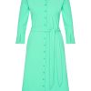 Mi Piace - Jurk 3/4 Mouw - Mint Leaf