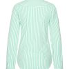 Mi Piace - Blouse Streep Print - Mint Leaf | Off White