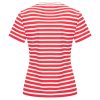 Mi Piace - T Shirt Streep Print - Red | Off White