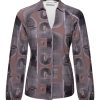 Kimara - Lian Blouse - Fossil Bow