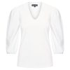 Mi Piace - Top Pofmouw Lang - White