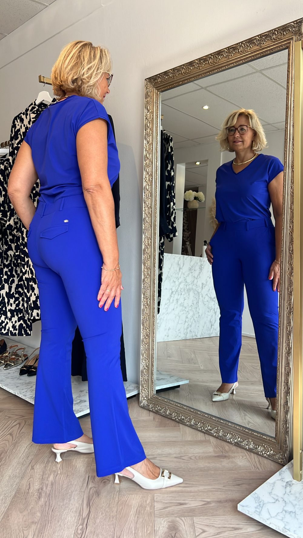 Lady Day - Poppy Trousers - Cobalt blue