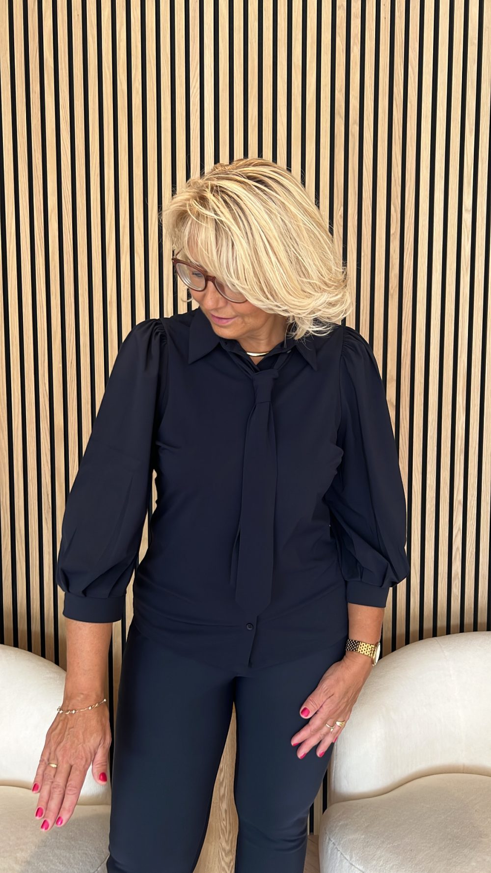 Lady Day - Mary Blouse - Blue