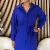 Lady Day - Hallie Dress - Cobalt blue
