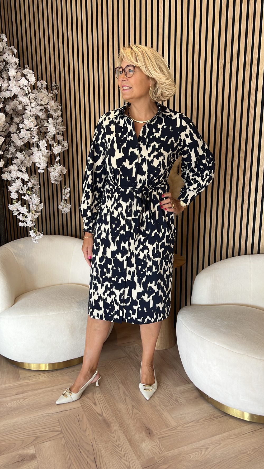 Lady Day - Hallie Dress - Rivka Print