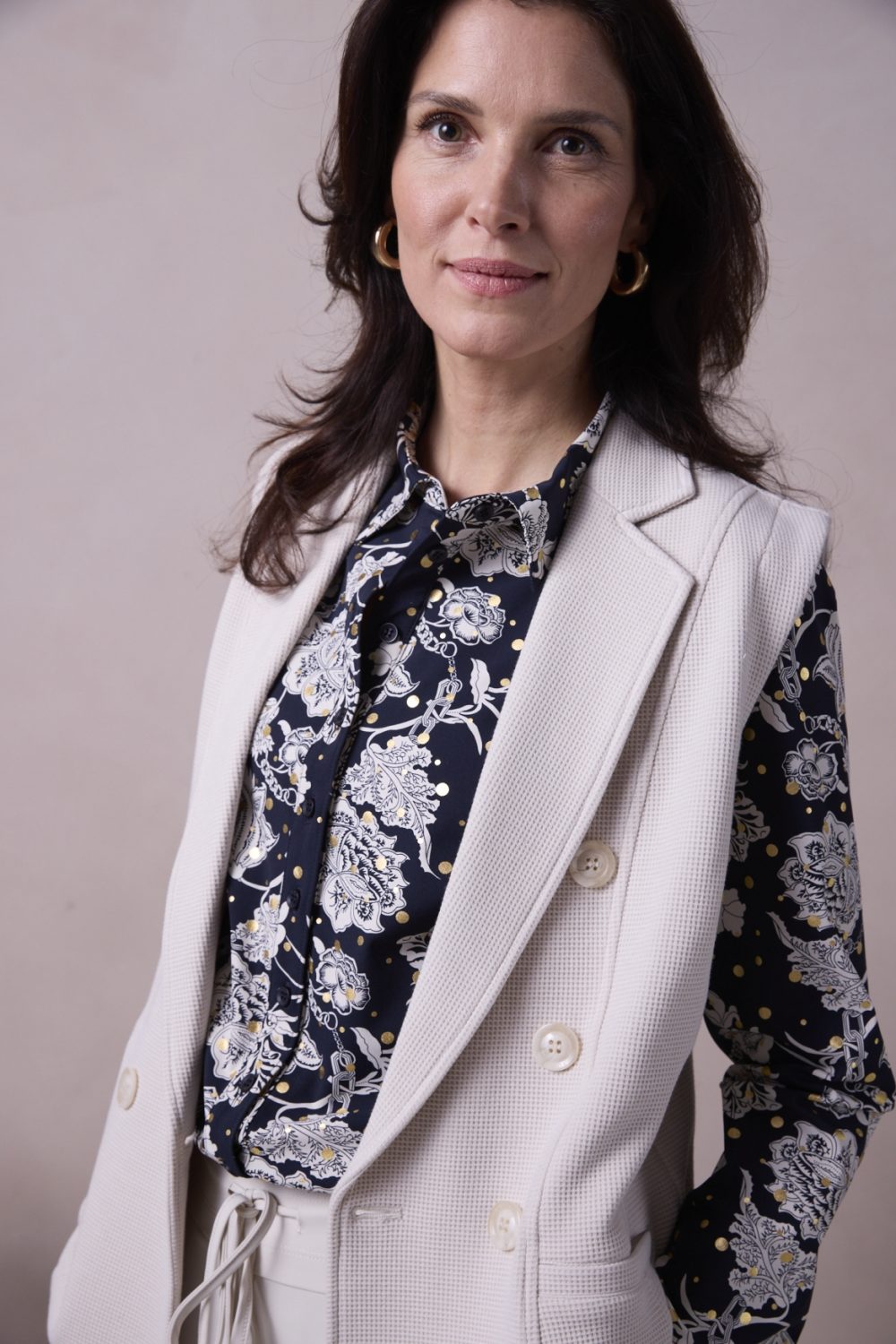 Mi Piace - Blazer Mouwsloos - Kit