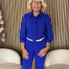 Lady Day - Mary Blouse - Cobalt blue