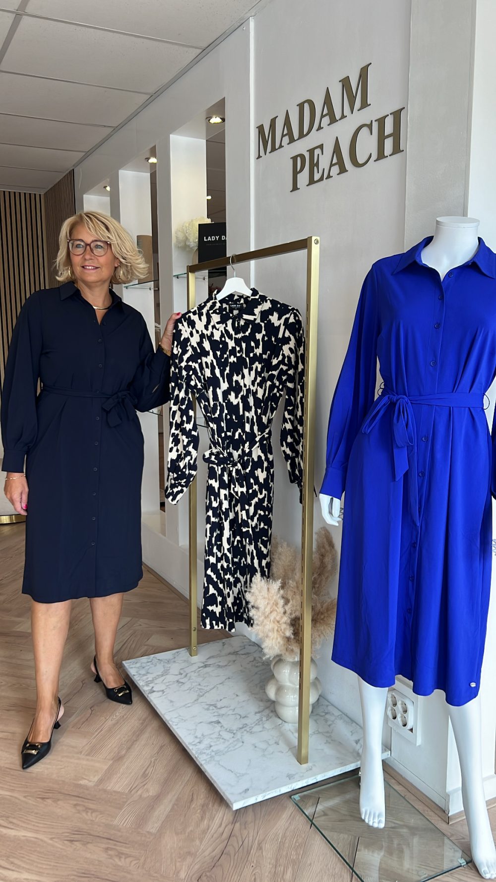 Lady Day - Hallie Dress - Blue
