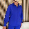 Lady Day - Ilse Blouse - Cobalt blue