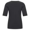 Mi Piace - T Shirt Square Neck - Black