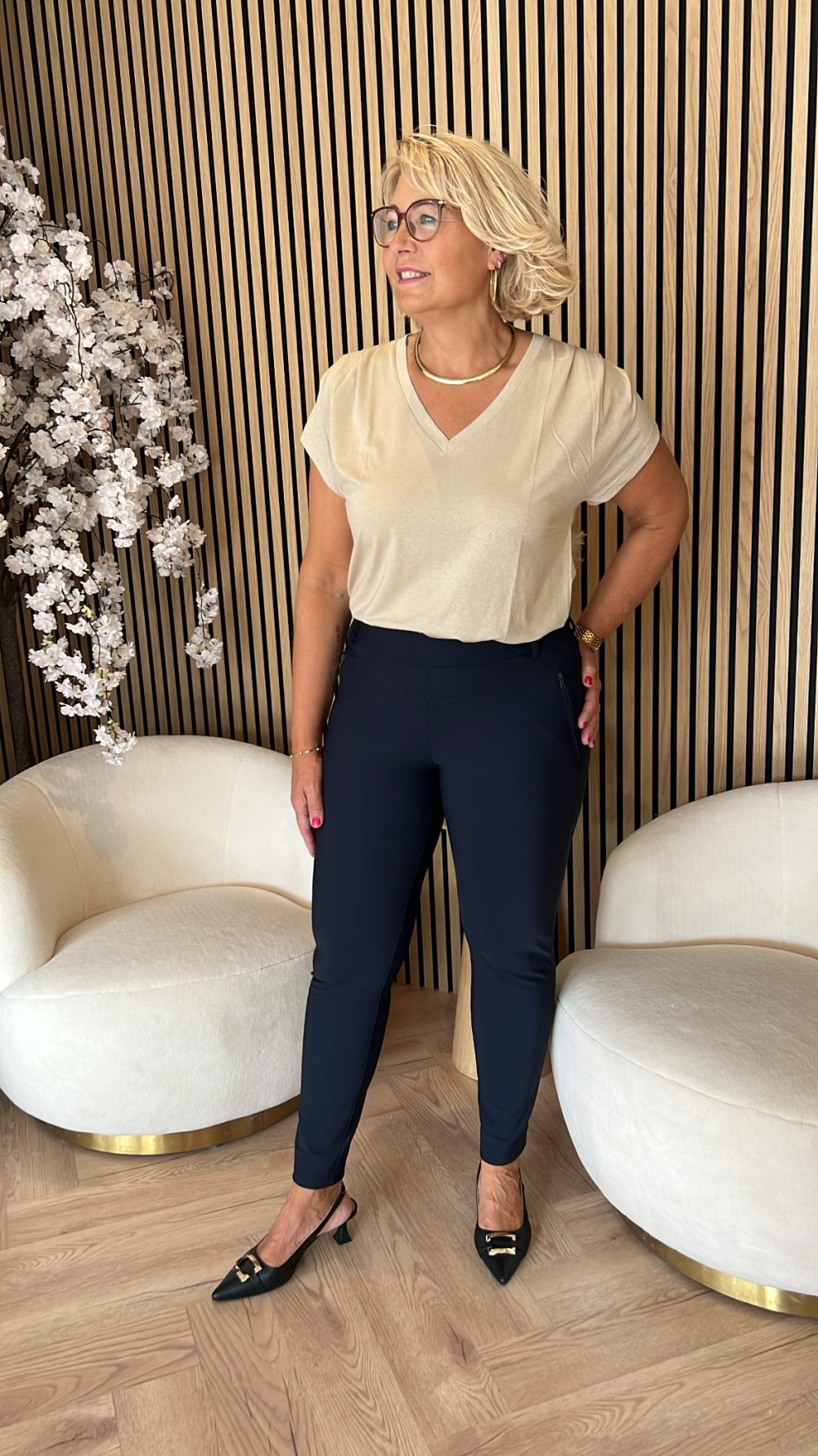 Lady Day – Kathy Top – Light latte