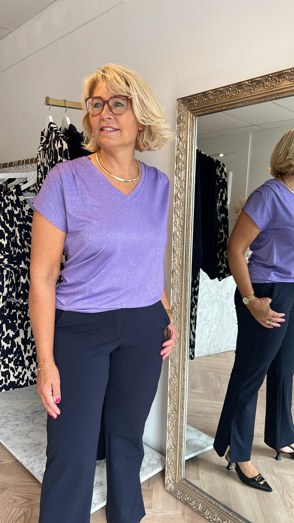 Lady Day - Kathy Top - Violet