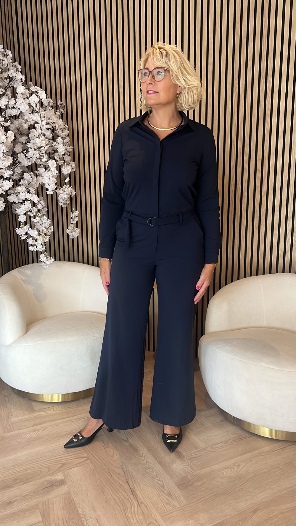 Lady Day - Cleo Jumpsuit - Blue