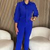 Lady Day - Mary Blouse - Cobalt blue