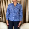 Lady Day - Anais Blouse - Cobalt blue