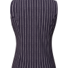Kimara - Esmee Gilet - Dotted Pinstripe