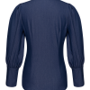 Kimara - Felice Blouse - Denim Blue