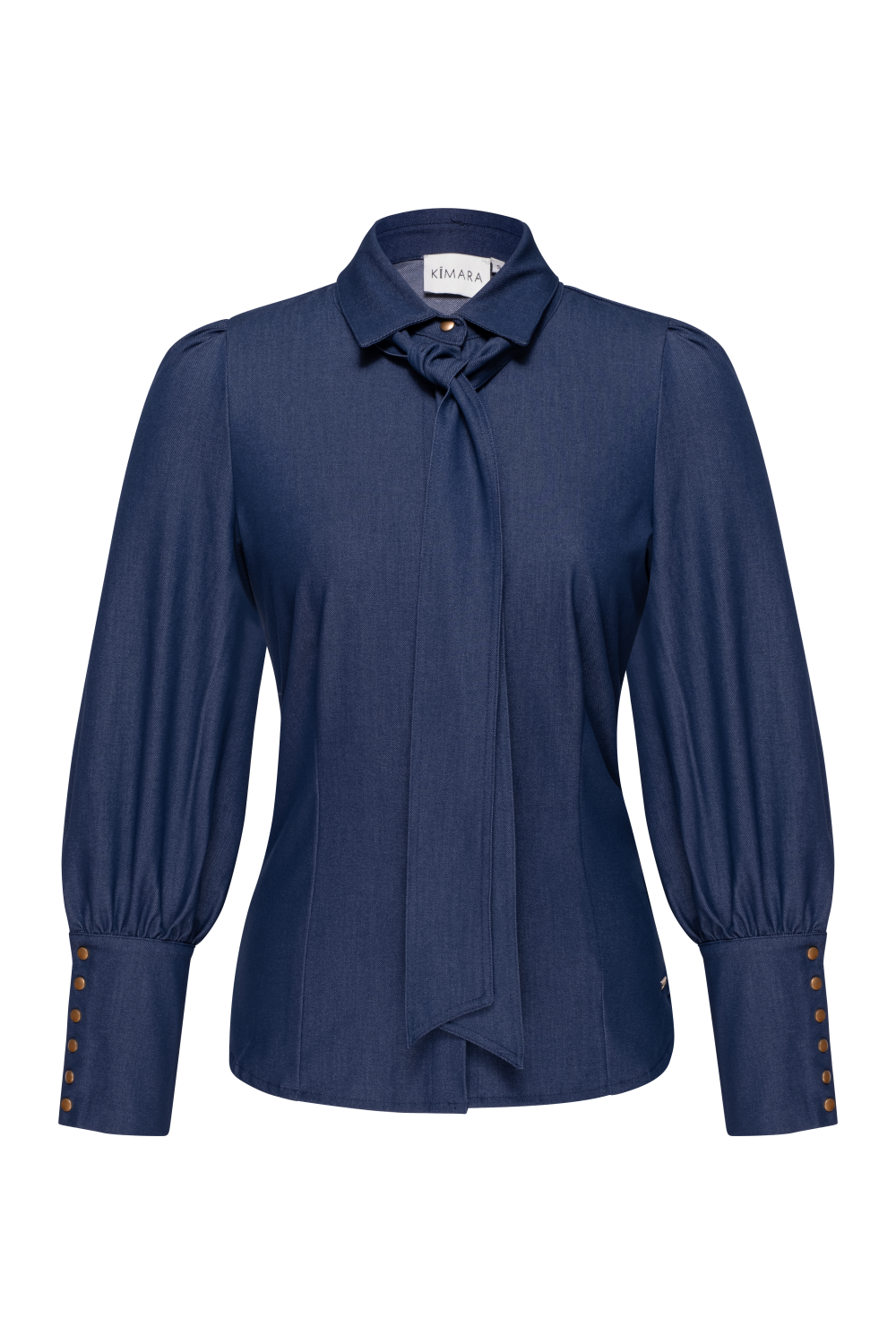 Kimara - Felice Blouse - Denim Blue