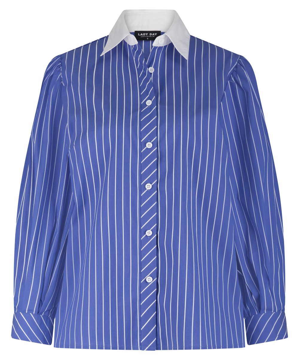 Lady Day - Anais Blouse - Cobalt blue