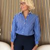 Lady Day - Anais Blouse - Cobalt blue
