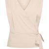 Mi Piace - Top Overslag - Beige
