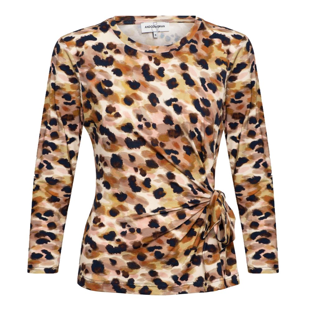 &Co Woman - Lizzy animal dot - Beige Multi