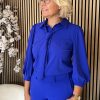 Lady Day - Mary Blouse - Cobalt blue