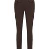 Mi Piace - Broek Rits - Dark Brown
