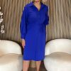 Lady Day - Hallie Dress - Cobalt blue