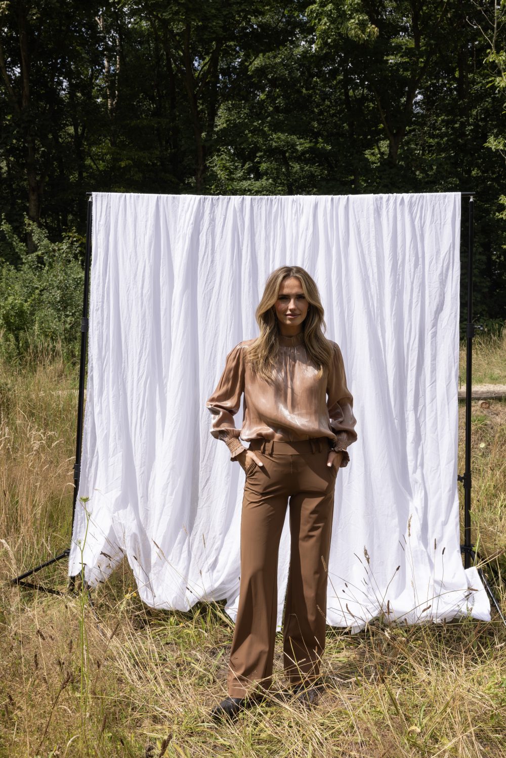 Kimara - Fea Blouse - Cider Wood