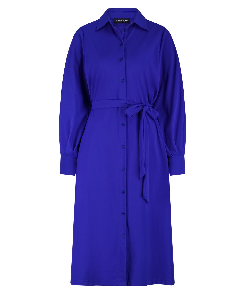 Lady Day - Hallie Dress - Cobalt blue