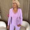 Mi Piace - Blazer Kort - Lilac