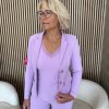 Mi Piace - Blazer Kort - Lilac
